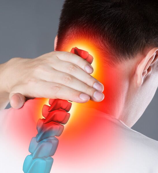 dolor en el cuello con osteocondrosis cervical